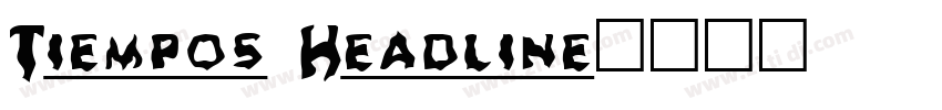 Tiempos Headline字体转换